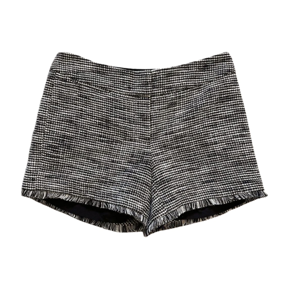 NWOT ANN TAYLOR Factory Tweed Fringe Shorts